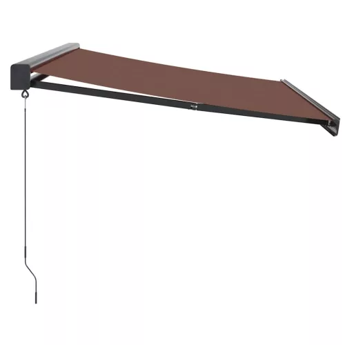  barna kézzel kihúzható napellenző 350 x 250 cm