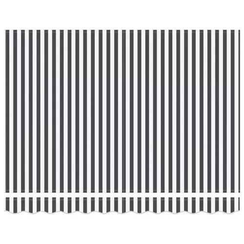  antracitszürke-fehér LED-es kézi napellenző 300 x 250 cm