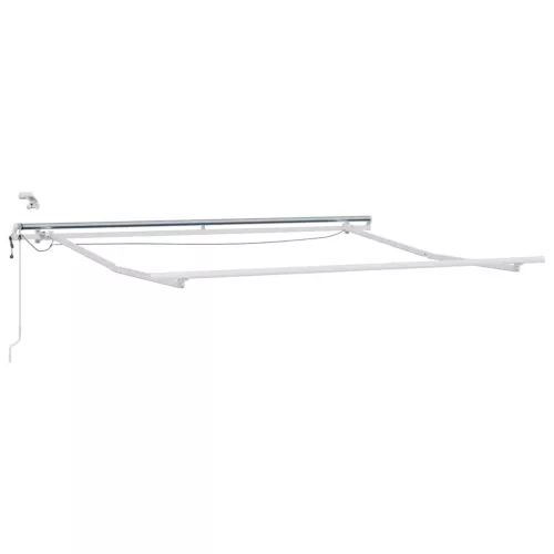  antracit-fehér automata kihúzható napellenző LED-del 300x250 cm