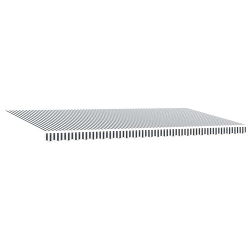  antracitszürke-fehér kézzel kihúzható napellenző 600 x 300 cm