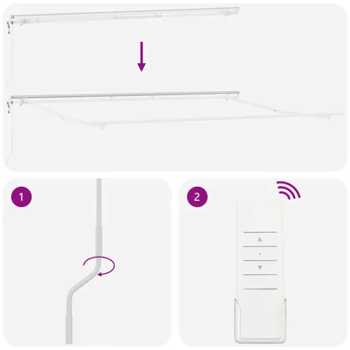  antracitszürke-fehér automata kihúzható napellenző 400 x 300 cm