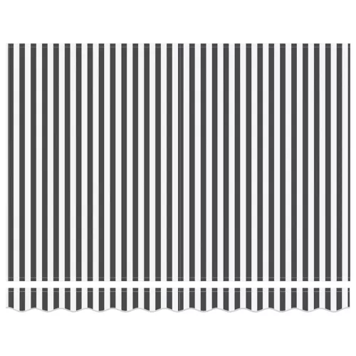  antracitszürke-fehér kézzel kihúzható napellenző 300 x 250 cm