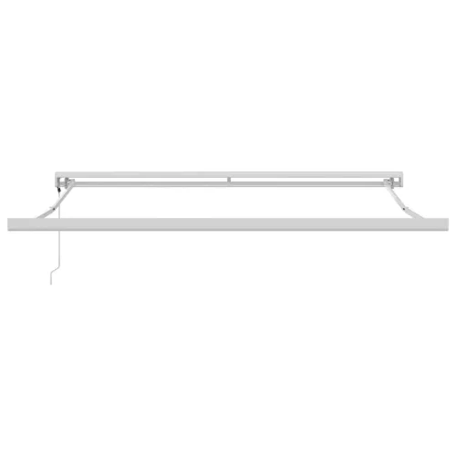  antracit-fehér szövet-alumínium behúzható napellenző 3 x 2,5 m