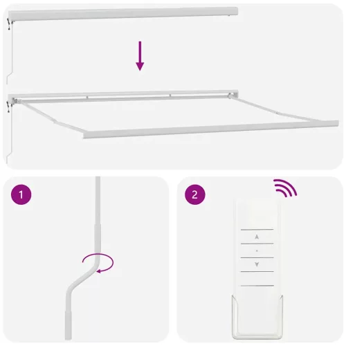  antracit és fehér szövet és alumínium behúzható napellenző 5x3m