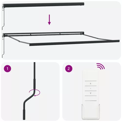  antracit/fehér szövet és alumínium behúzható napellenző 4,5x3 m