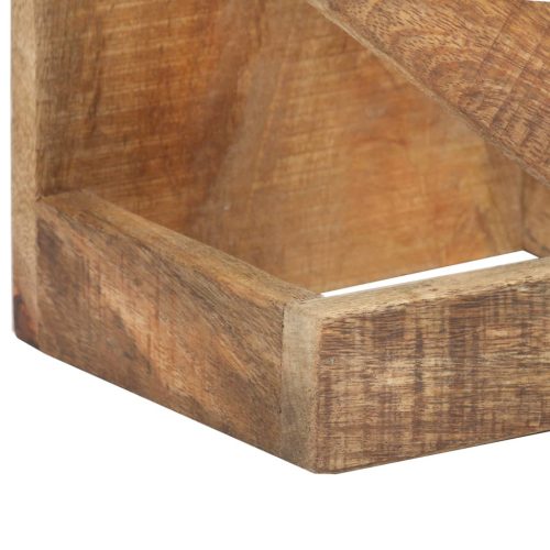  tömör mangófa bortartó állvány 5 palackhoz