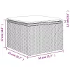  6 részes barna polyrattan kerti ülőgarnitúra párnával