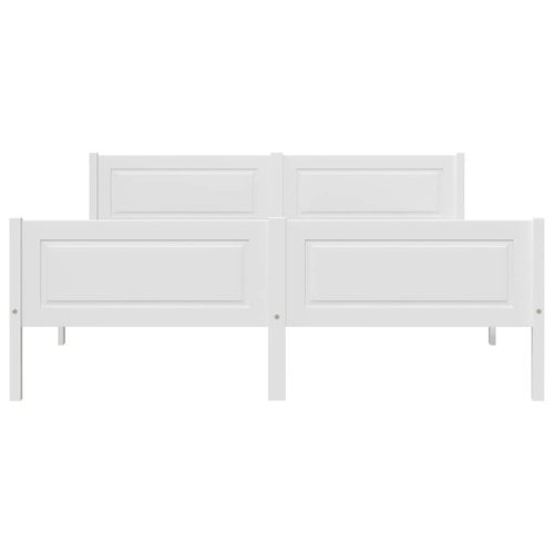  fehér tömör fenyőfa ágykeret 120 x 200 cm