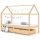  fiókos tömör fenyőfa gyerekágykeret 90 x 200 cm
