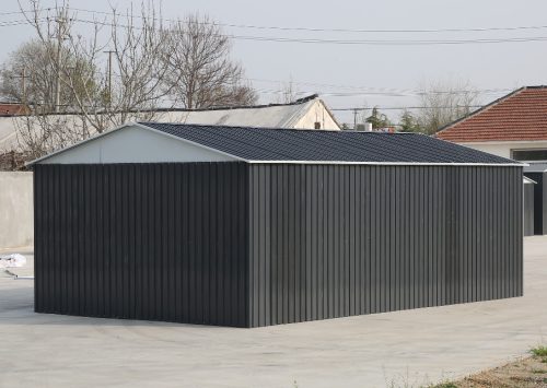 ARCHER DELUXE ULTIMATIVE Stahlgarage / Gartenhaus 1800 - 602 X 300 X 232CM 18m2