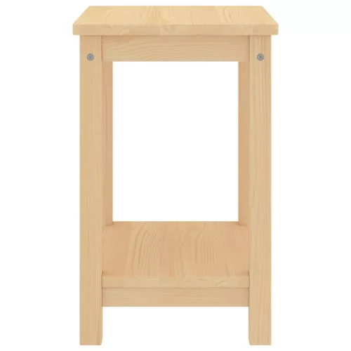  világos fa színű tömör fenyőfa éjjeliszekrény 35 x 30 x 47 cm