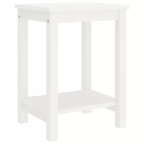  fehér tömör fenyőfa éjjeliszekrény 35x30x47 cm