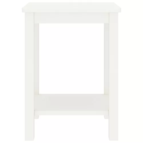  fehér tömör fenyőfa éjjeliszekrény 35x30x47 cm