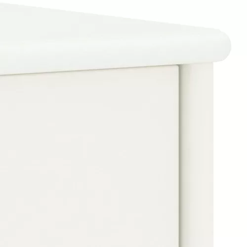  fehér tömör fenyőfa éjjeliszekrény 35 x 30 x 40 cm