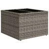  8 részes szürke polyrattan kerti ülőgarnitúra párnákkal