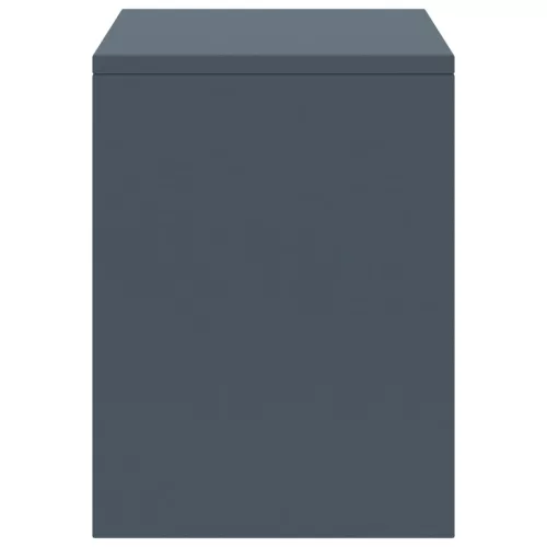  2 db világosszürke tömör fenyőfa éjjeliszekrény 35 x 30 x 40 cm