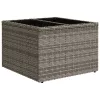  6 részes szürke polyrattan kerti ülőgarnitúra párnákkal
