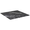  fekete edzett üveg asztallap márványdizájnnal 30 x 30 cm 6 mm
