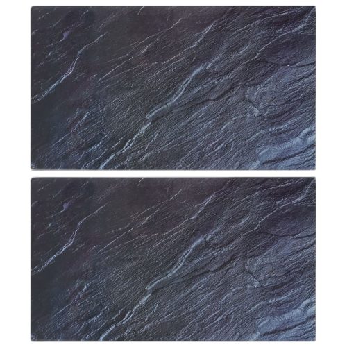   2 db edzett üveg vágódeszka természetes kő mintával