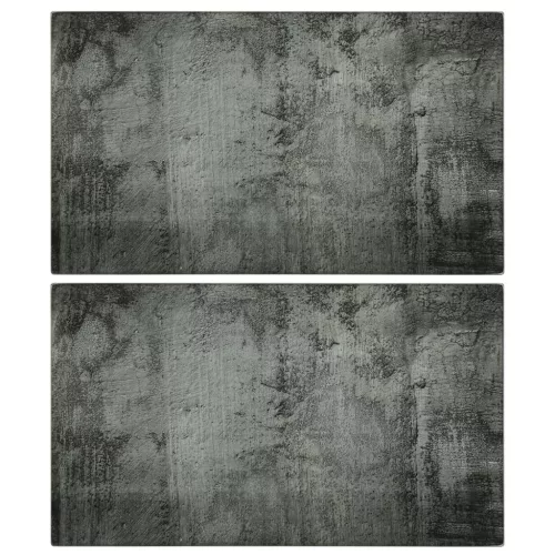   2 db edzett üveg vágódeszka beton mintával