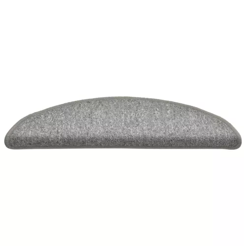  15 db világosszürke lépcsőszőnyeg 56 x 17 x 3 cm