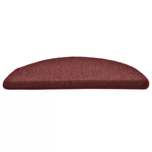  15 db piros lépcsőszőnyeg 56 x 17 x 3 cm