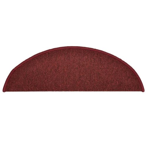  15 db piros lépcsőszőnyeg 56 x 17 x 3 cm