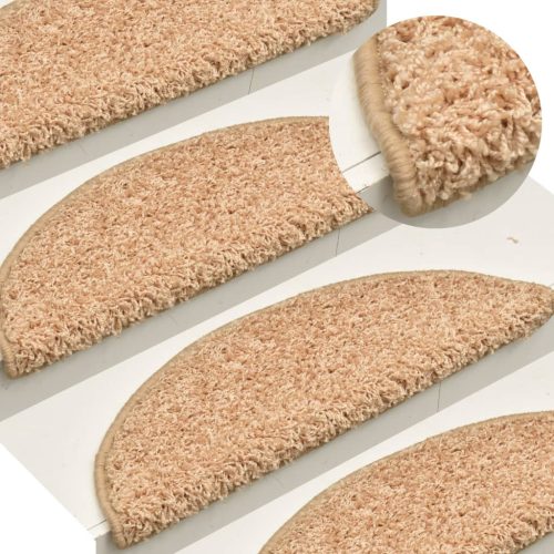  15 db aranyszínű lépcsőszőnyeg 56 x 17 x 3 cm