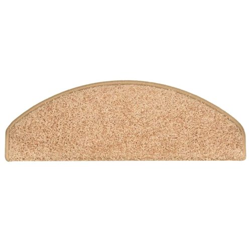  15 db aranyszínű lépcsőszőnyeg 65 x 21 x 4 cm