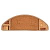  15 db bézs öntapadó lépcsőszőnyeg 65 x 21 x 4 cm