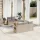  6 részes bézs polyrattan kerti ülőgarnitúra párnával