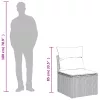  9 részes szürke polyrattan kerti ülőgarnitúra párnákkal