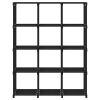  12 rekeszes fekete szövet bemutató polc 103 x 30 x 141 cm
