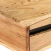  tömör akácfa dohányzóasztal 88 x 50 x 42 cm