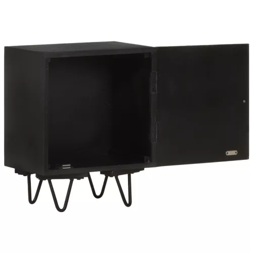  tömör mangófa éjjeliszekrény sárgaréz elülső résszel 40x30x50cm