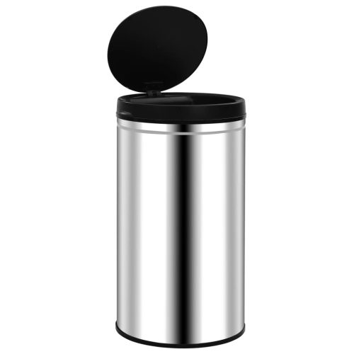  automata érzékelős rozsdamentes acél szemeteskuka 60 L