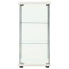  fehér edzett üveg tárolószekrény