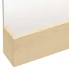  tömör fenyőfa fali tükör 23 x 39,5 cm