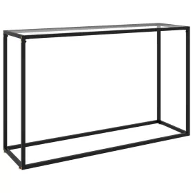  átlátszó edzett üveg tálalóasztal 120 x 35 x 75 cm