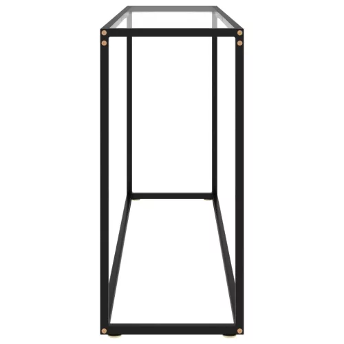  átlátszó edzett üveg tálalóasztal 120 x 35 x 75 cm