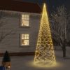 VID meleg fehér fényű karácsonyfa tüskével 3000 LED-del 800 cm