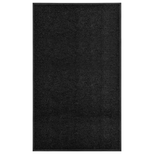  fekete kimosható lábtörlő 90 x 150 cm
