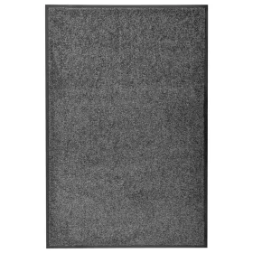  antracitszürke kimosható lábtörlő 60 x 90 cm