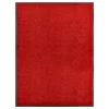  piros mosható lábtörlő 90 x 120 cm