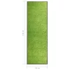  zöld kimosható lábtörlő 60 x 180 cm