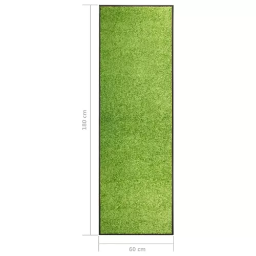  zöld kimosható lábtörlő 60 x 180 cm