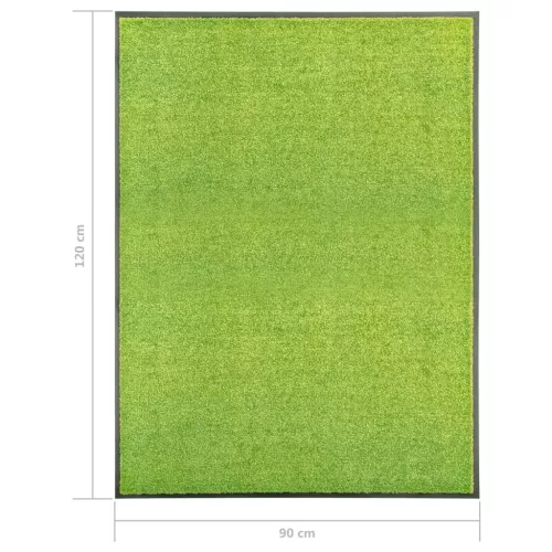  zöld kimosható lábtörlő 90 x 120 cm