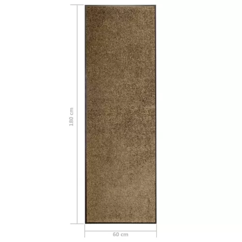  barna kimosható lábtörlő 60 x 180 cm