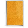 narancssárga kimosható lábtörlő 40 x 60 cm