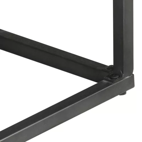  szürke tömör akácfa tálalószekrény 100 x 30 x 70 cm